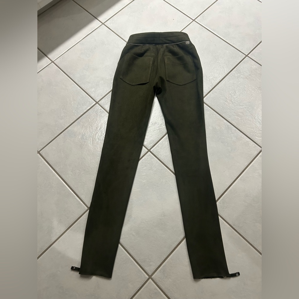 Olive Green Women's Dress Pants- bobo bourgeois bohemian brand - Picture 8 of 10